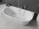 Пристенная ванна F6163 White