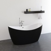 Отдельностоящая ванна F6107 White/Black