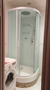 Душевая кабина Frank F409 White прозрачное стекло