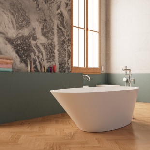 Отдельностоящая ванна Frank F6116 White