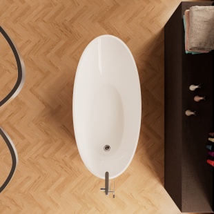 Отдельностоящая ванна Frank F6116 White