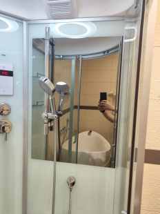 Душевая кабина Frank F606 угловая