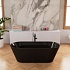 Отдельностоящая ванна Frank F6103 Black/Black