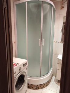 Душевая кабина Frank F409 White прозрачное стекло