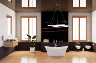 Отдельностоящая ванна Frank F6104 White