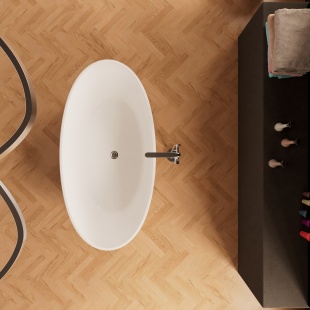 Отдельностоящая ванна Frank F6016 White  