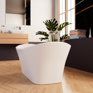 Отдельностоящая ванна Frank F6104 White