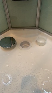 Душевая кабина Frank F605 ПАР угловая