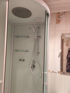 Душевая кабина Frank F400 White прозрачное стекло