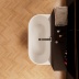 Пристенная ванна Frank F6163 White