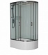 Душевая кабина Frank F412/2L Brilliant левосторонняя высокий поддон