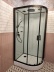 Душевая кабина Frank F411L Black левосторонняя