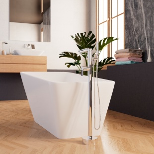 Отдельностоящая ванна Frank F6106 White