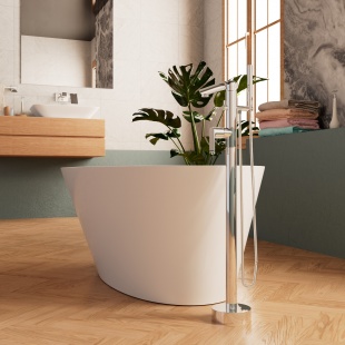 Отдельностоящая ванна Frank F6116 White