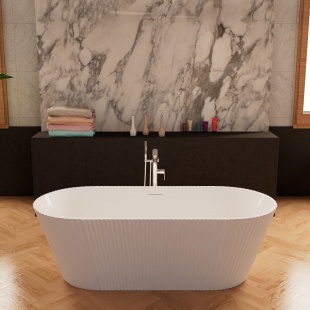Отдельностоящая ванна Frank F6103 White