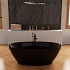 Отдельностоящая ванна Frank F6123 Black/Black