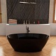 Отдельностоящая ванна Frank F6123 Black/Black