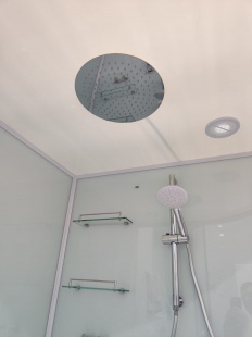 Душевая кабина Frank F409 White прозрачное стекло